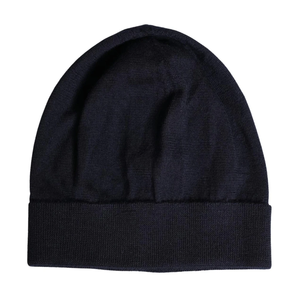 Dolce & Gabbana Women's Black Ribbed Knit Beanie
