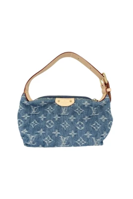 Pre-owned Monogram Denim Pochette