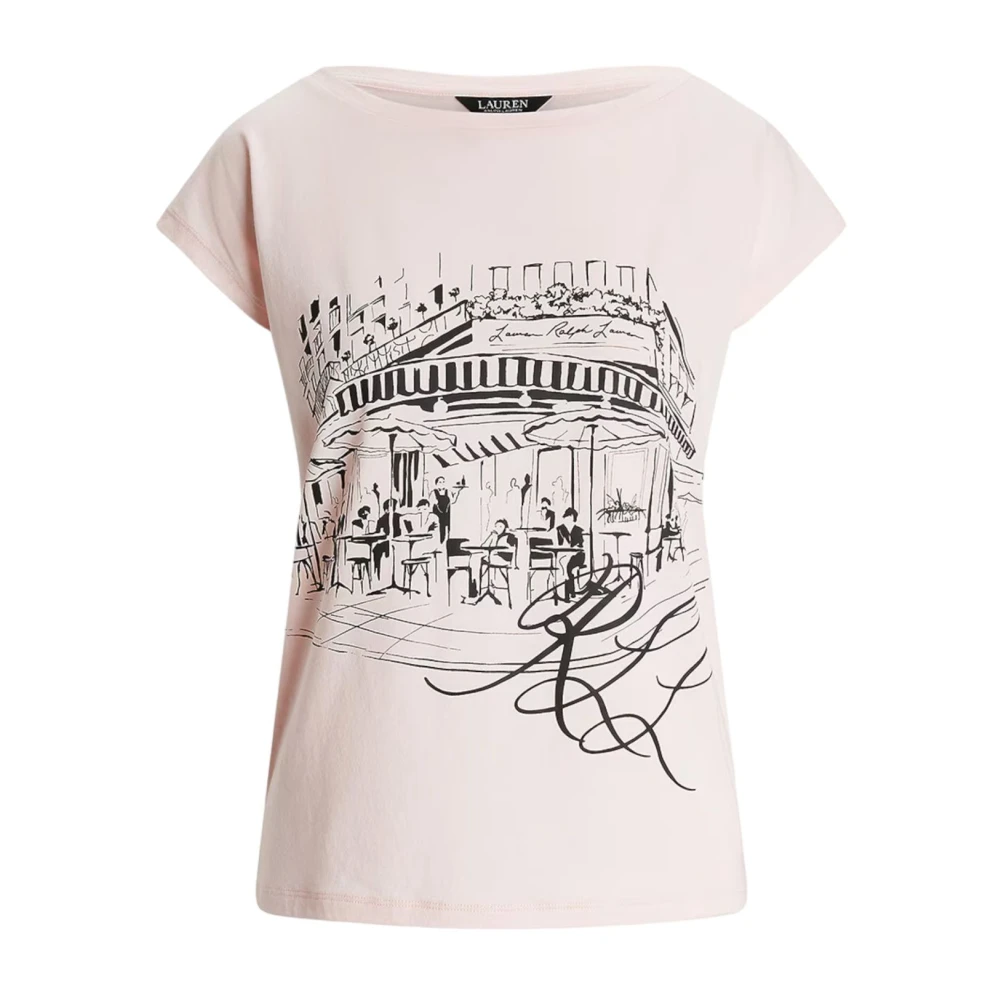 Ralph Lauren Korte Mouw T-shirt Pink Dames
