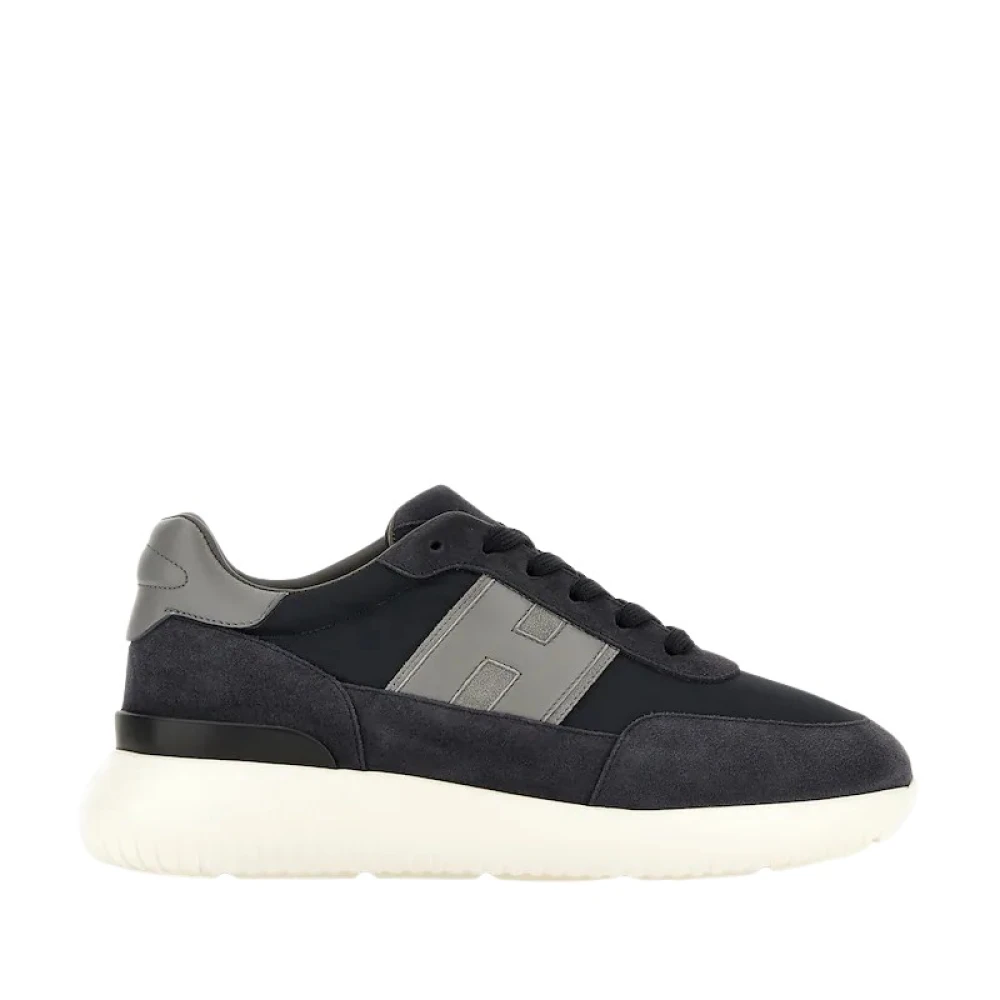 Hogan Suede H Sneakers Heren Schoenen Blauw