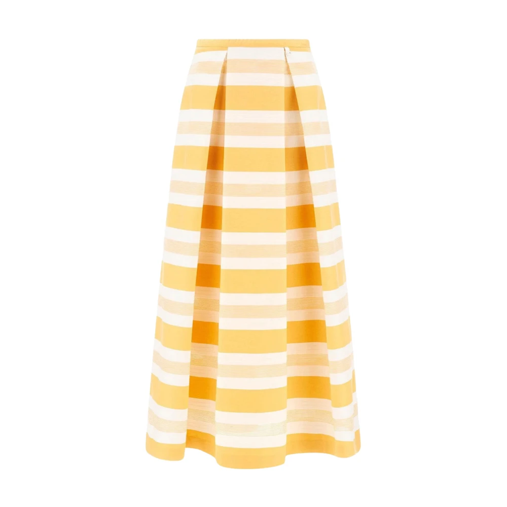 Herno Femme Multicolor Jupes, E, Taille: 42 Fr Jupe Midi Rayée