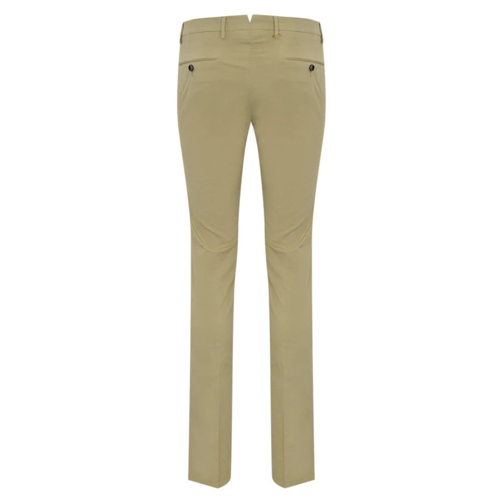 PT Torino Slim Katoen Gabardine Broek Beige Heren