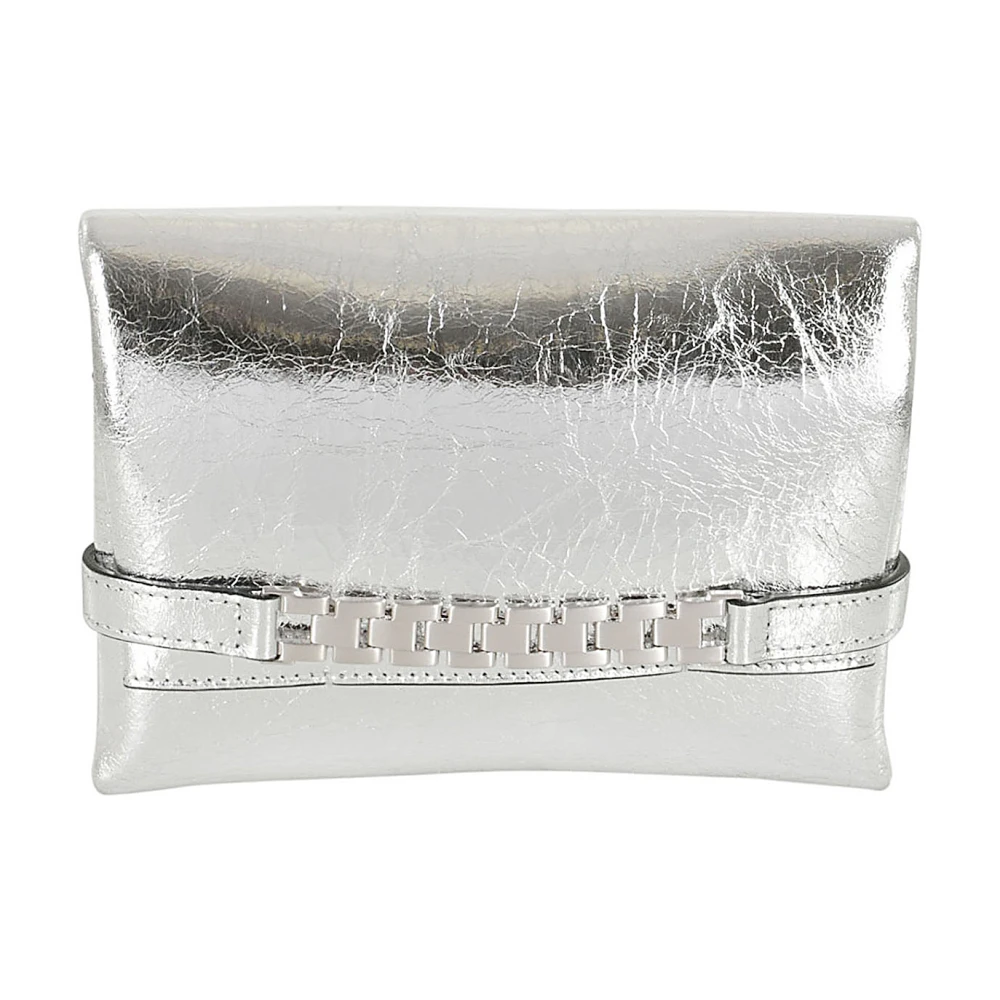 Victoria Beckham Ketting Pouch Lange Riem Gray Dames
