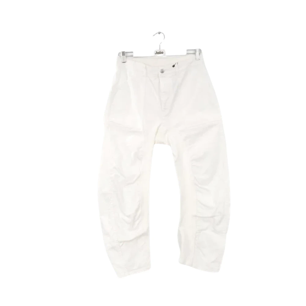 Stella McCartney Pre-owned Cotton jeans White Dames