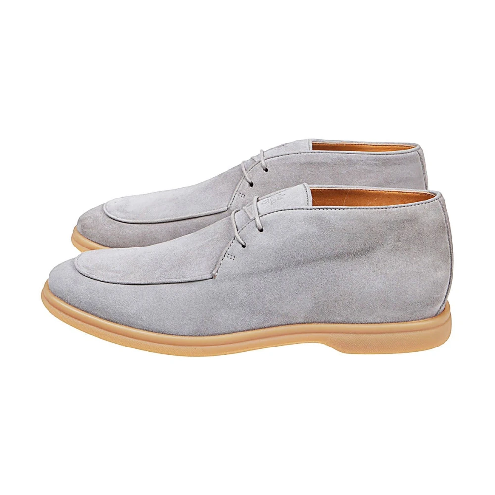 Eleventy Laced Shoes Gray Heren