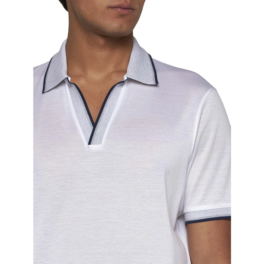 D4.0 Witte T-shirts en Polos White Heren