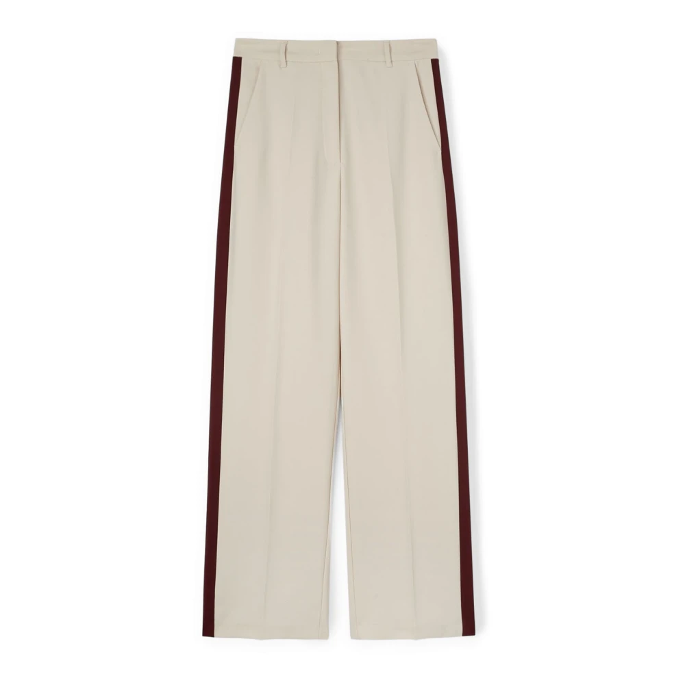 Motivi Palazzo-byxor med sidestripe Beige, Dam