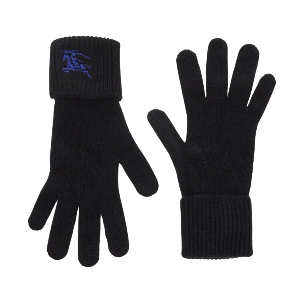 Burberry Kasjmier Zwarte Handschoenen Black Dames