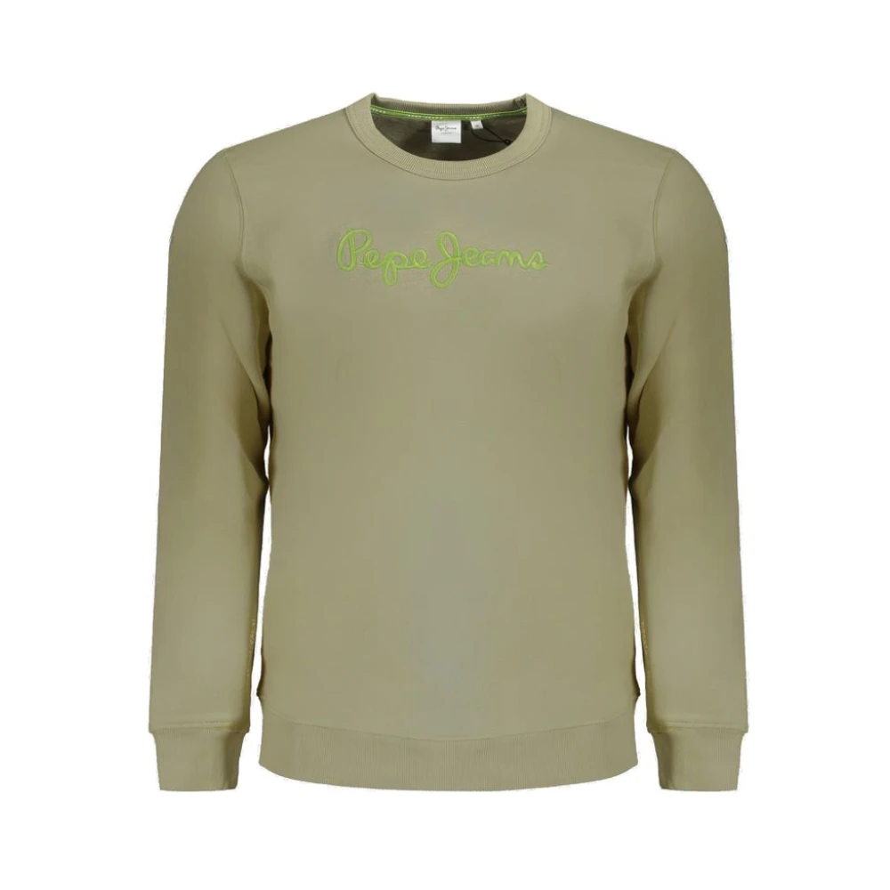 Pepe Jeans Groen Katoenen Sweatshirt Stijlvol Comfortabel Green Heren