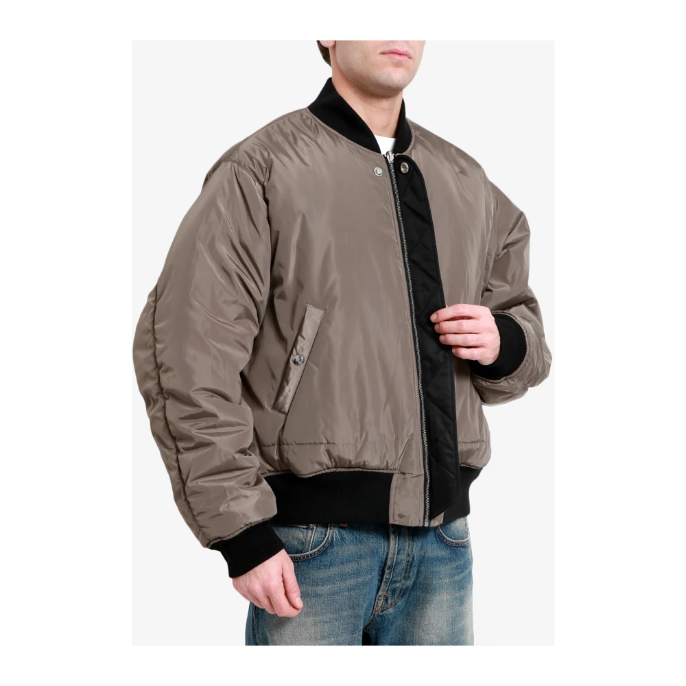 Hogan Twill Waterafstotend Gewatteerd Bomberjack Black Heren