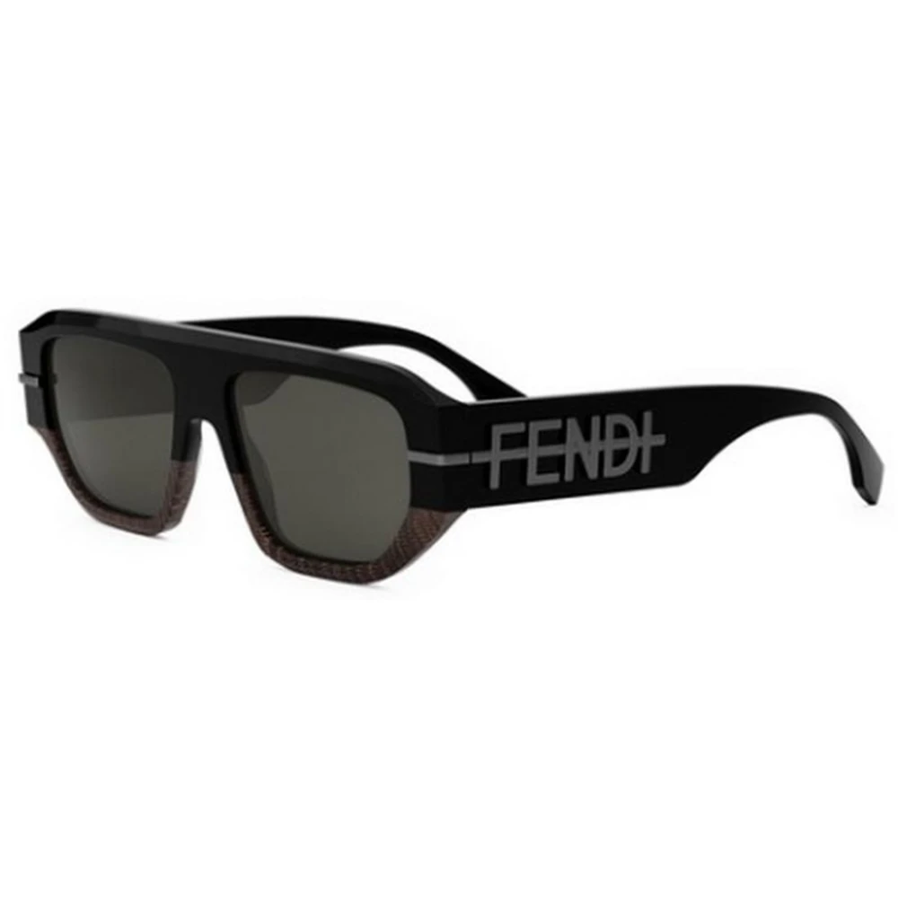 Fendi Men's Black Sunglasses, 54 Mm, Fendigraphy Fe40142i 05A