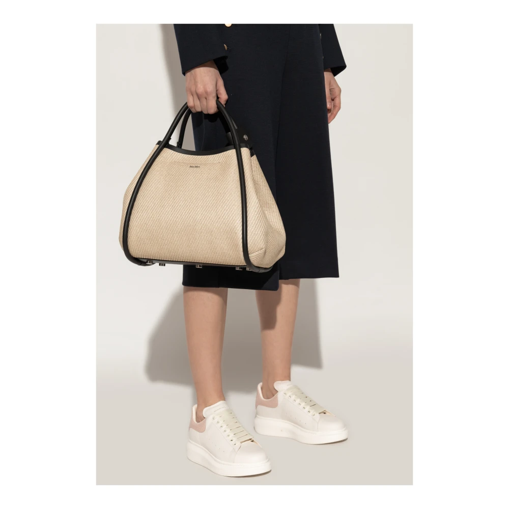 Max Mara Marine Small tote tas Beige Dames