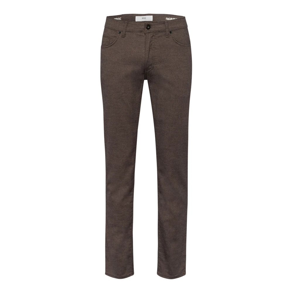 BRAX Style Cadiz Heren Straight Fit Five-Pocket Broek Brown Heren