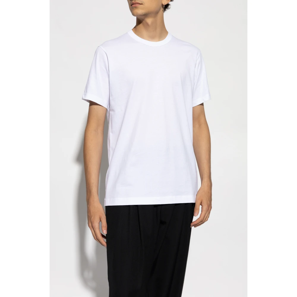 Comme des Garçons T-shirt met patches White Heren