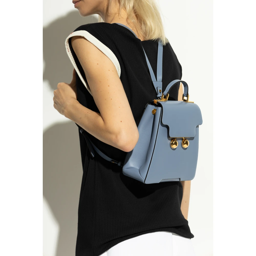 Marni Rugzak Trunkaroo Blue Dames