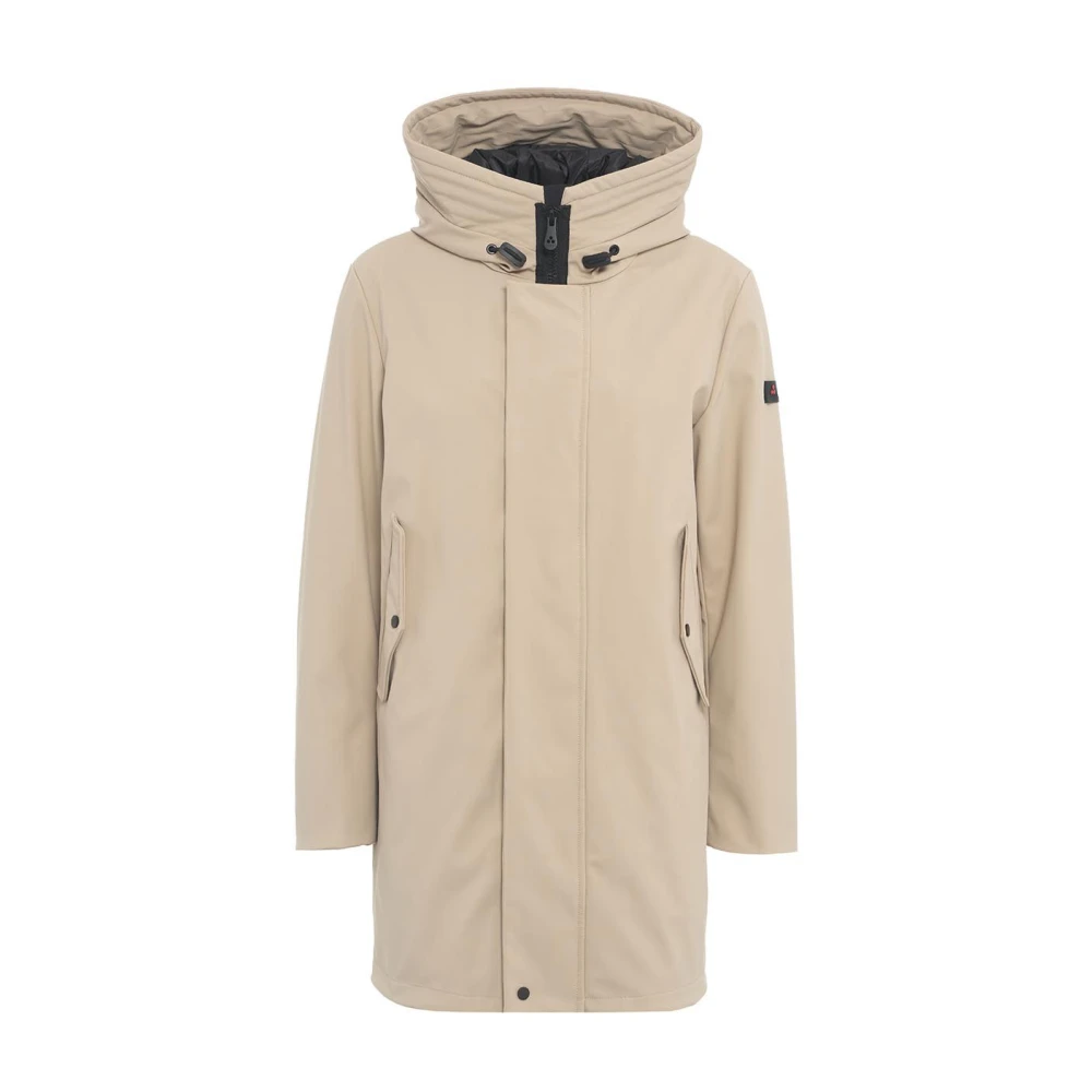 Peuterey Beige Parka Aw24 voor mannen Beige Heren