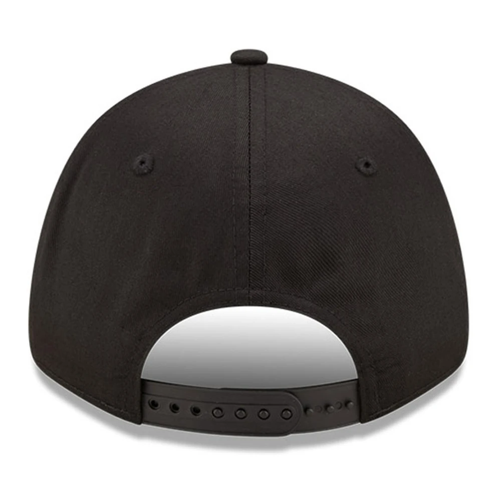 new era Zwarte Bulls Folie Logo Pet Black Heren
