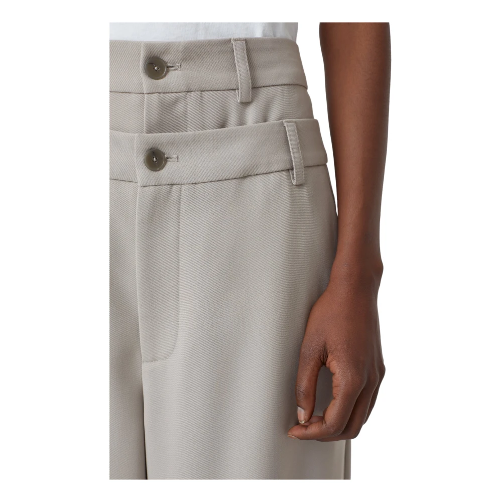 closed Randers Twill Broek Beige Dames