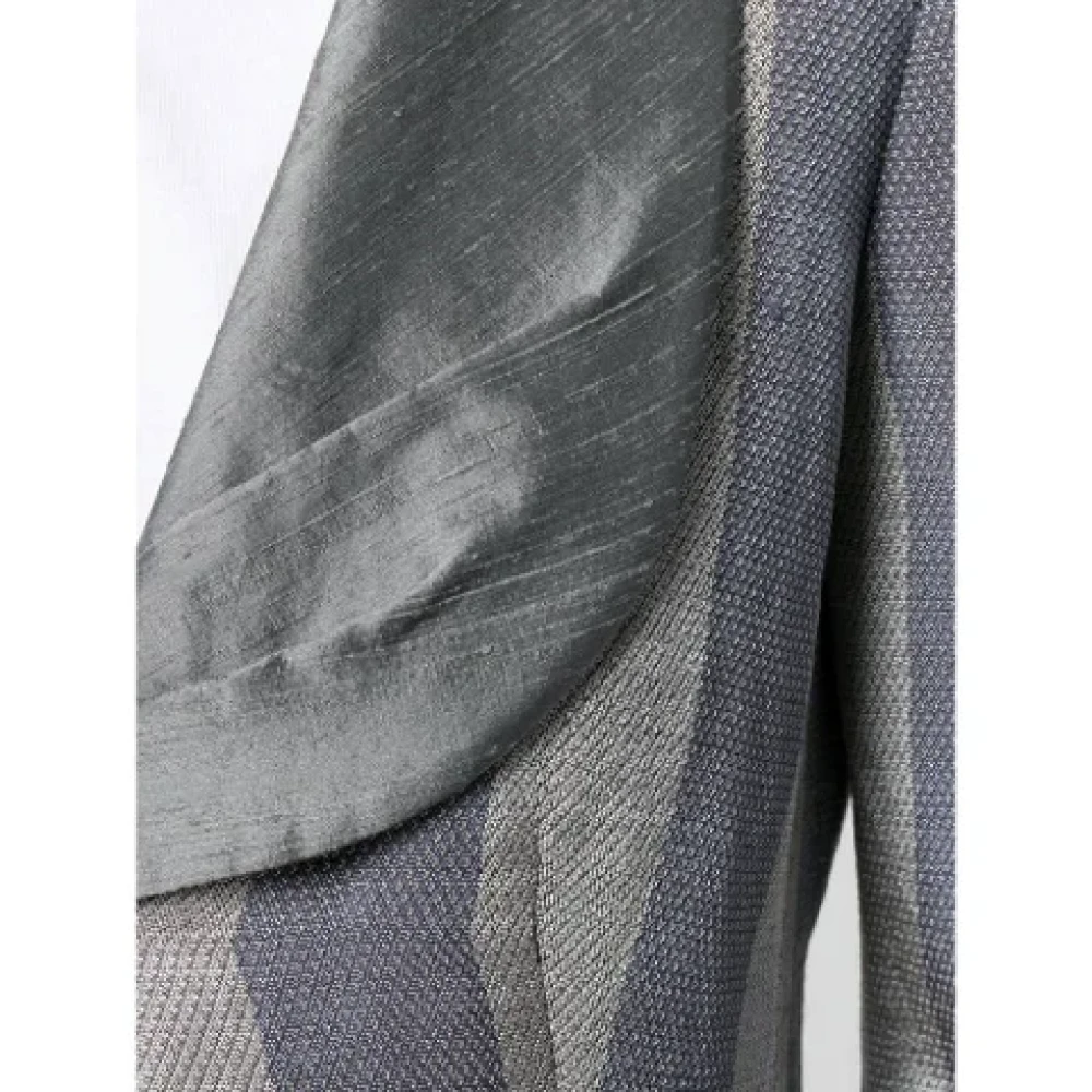 Armani Pre-owned Fabric outerwear Gray Dames