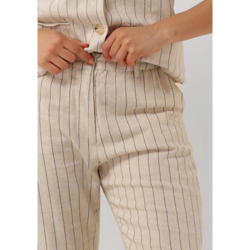 Aimée the Label Beige Dames Broeken Flo Beige Dames