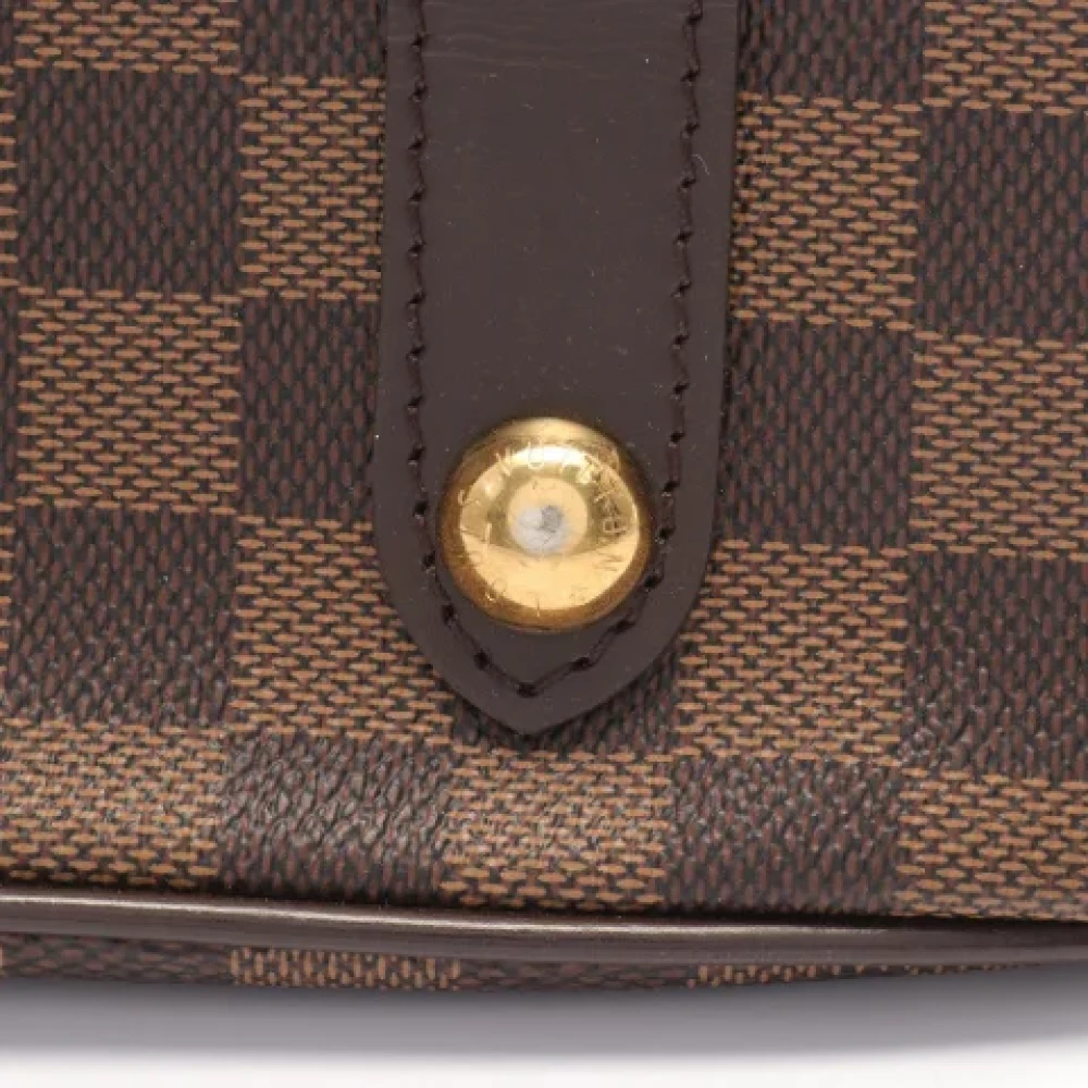 Louis Vuitton Vintage Pre-owned Leather handbags Brown Dames