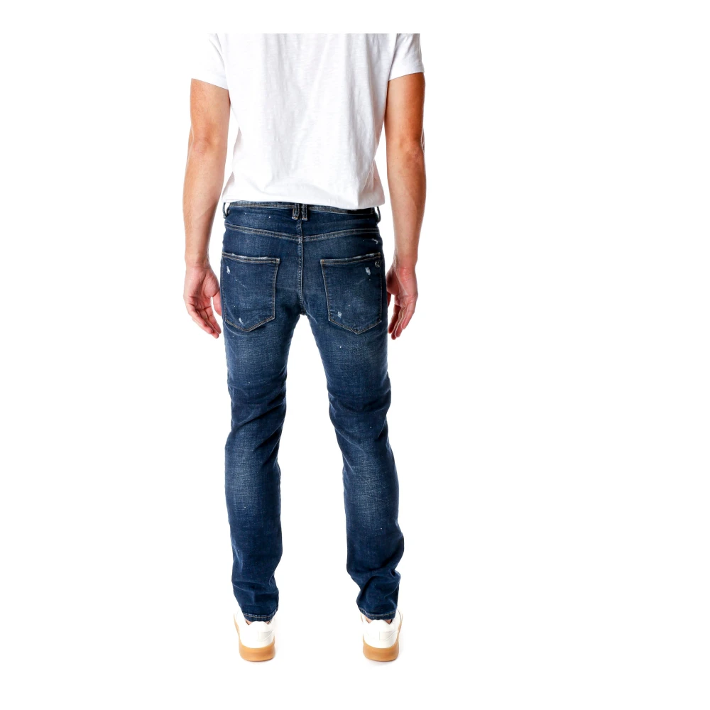 Elias Rumelis Relaxed Fit Midwaist Jeans met Unieke Details Blue Heren