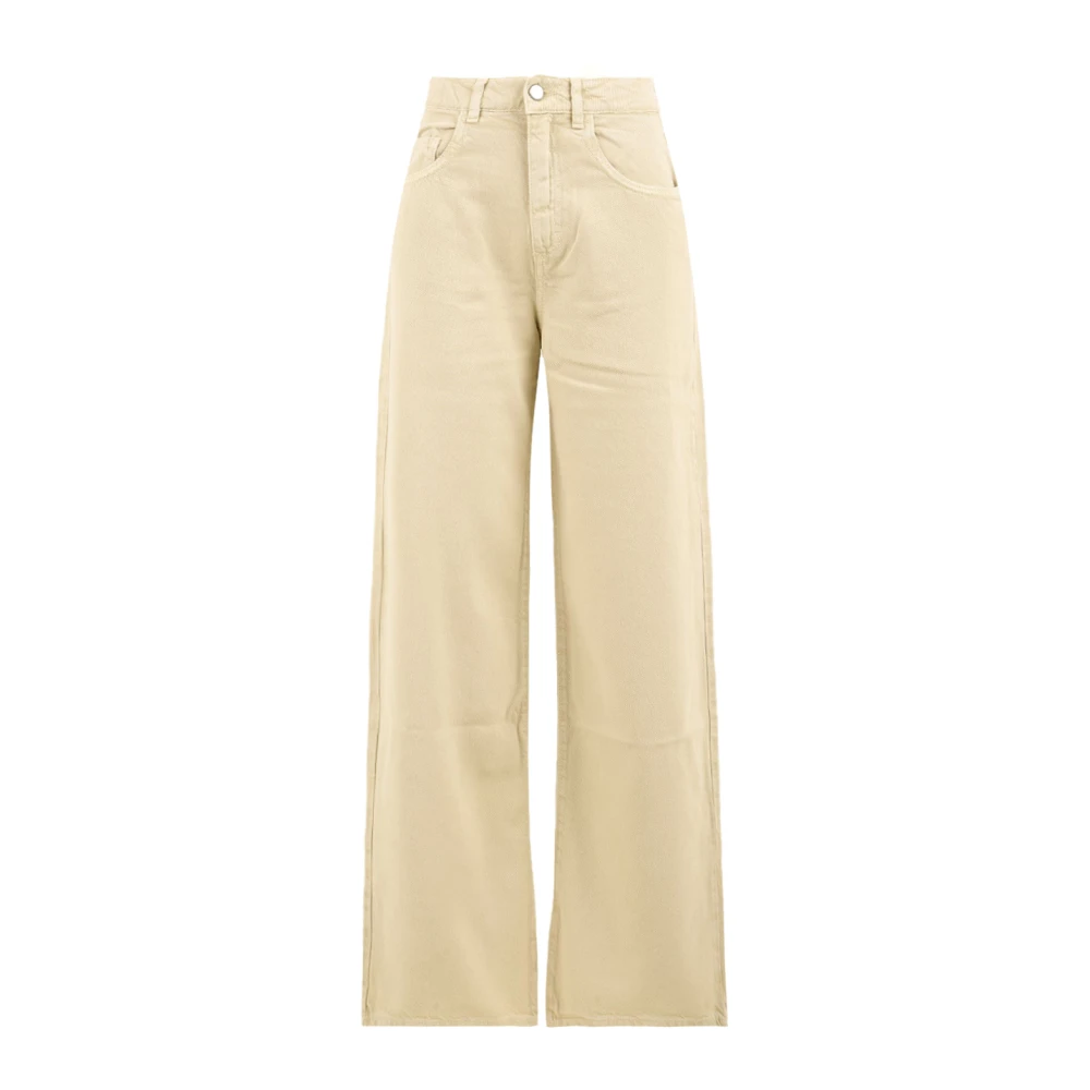 Icon Denim Women's Yellow Poppy Wide Leg Jeans - Wide Jeans - W27 - Jeans