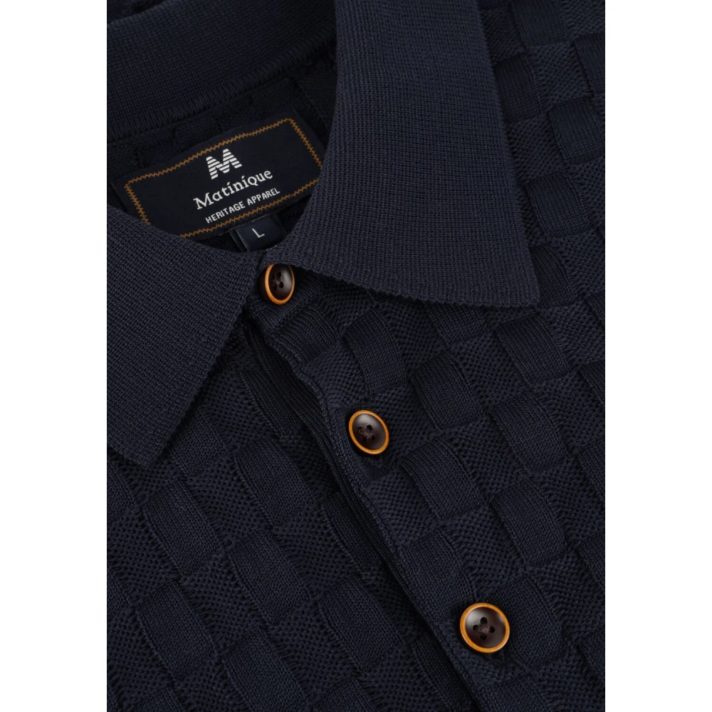 Matinique Heren Polo & T-shirts Mapolo Bb Heritage Blue Heren