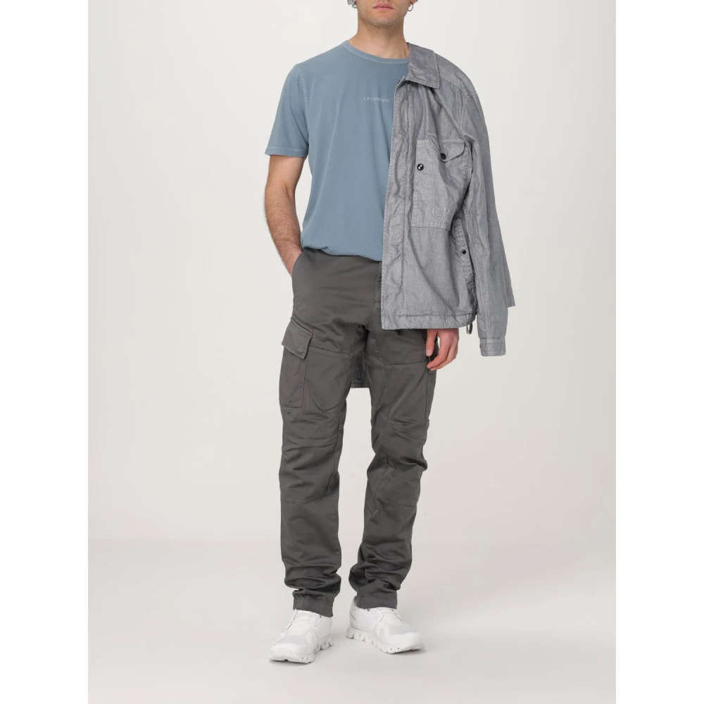 C.P. Company Grijze T-shirts en Polos Collectie Gray Heren
