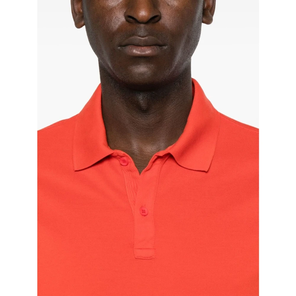PAUL & SHARK Klassiek Poloshirt in Marineblauw Orange Heren