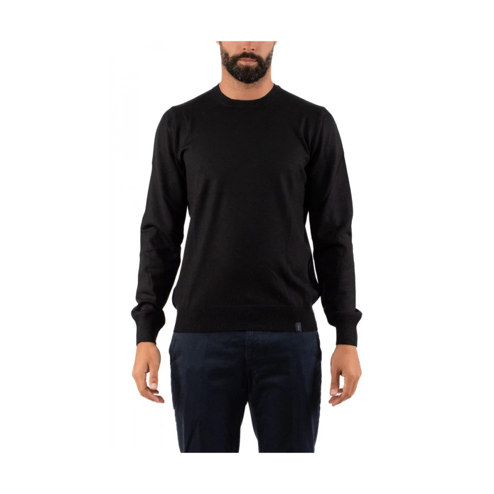 Fay Stijlvolle Herenoverhemd Black Heren