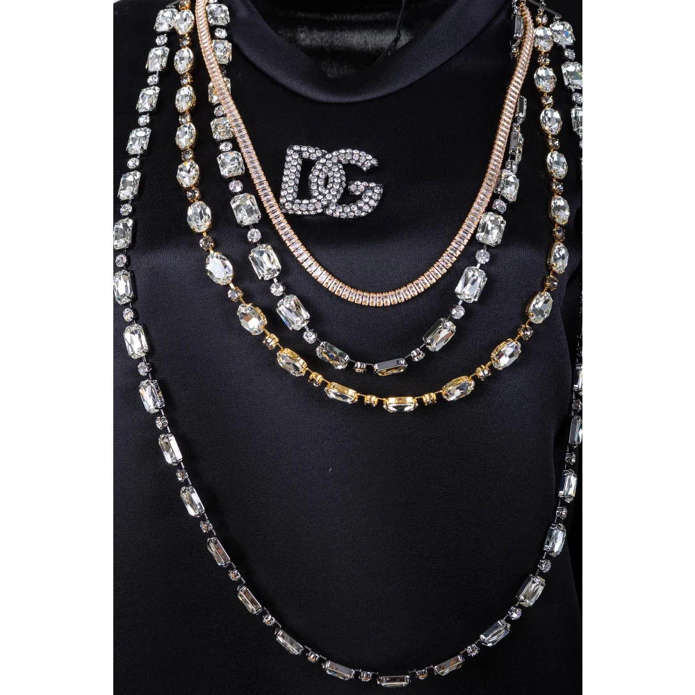 Dolce & Gabbana Dames Ketting Jumper Black Dames