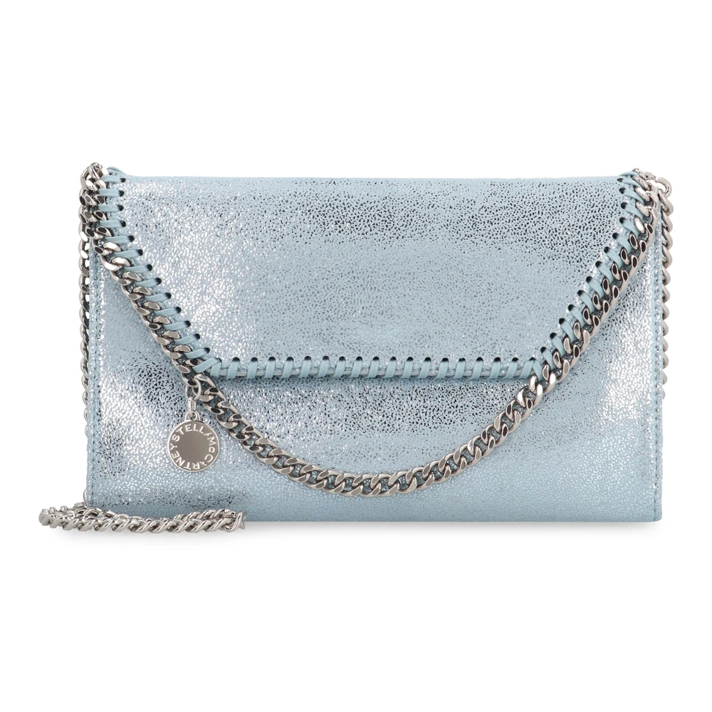 Stella Mccartney Mini Shaggy Deer Crossbody Tas Blue Dames