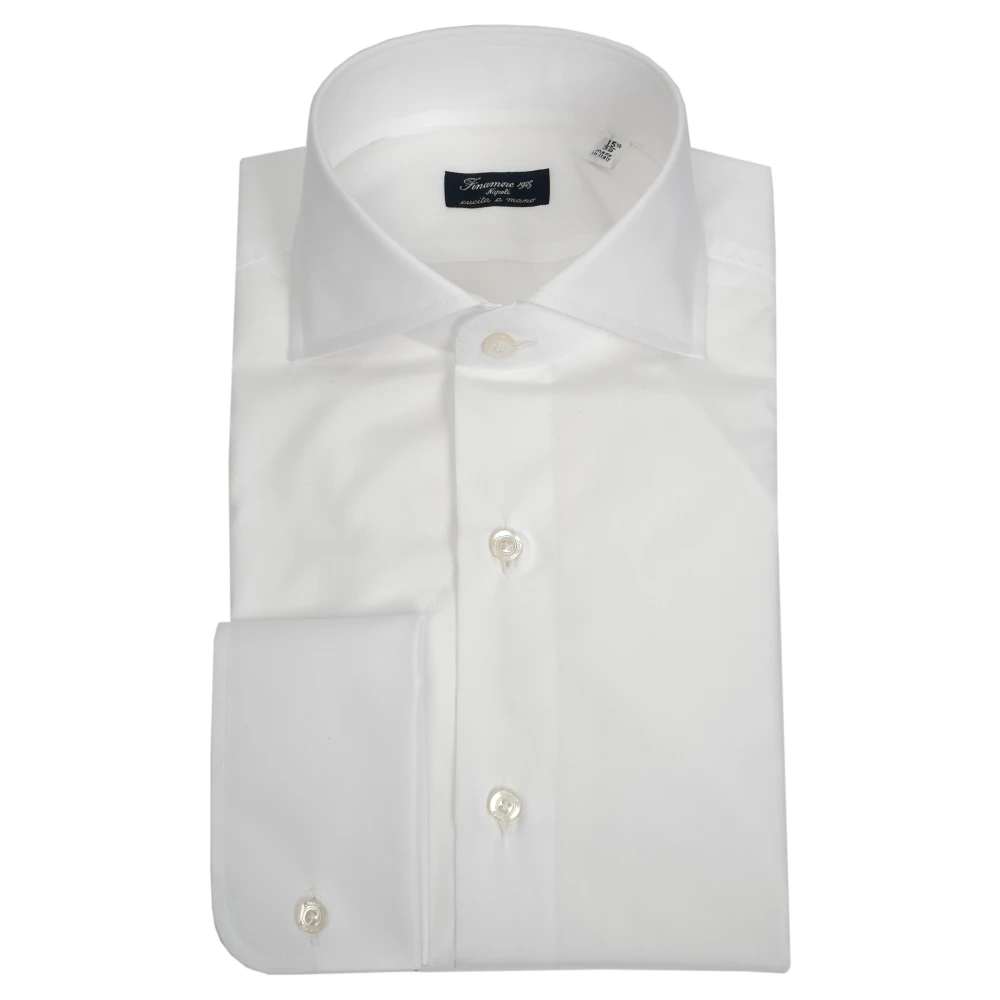 Finamore Herren Weiß Shirts, 2XLgröße: