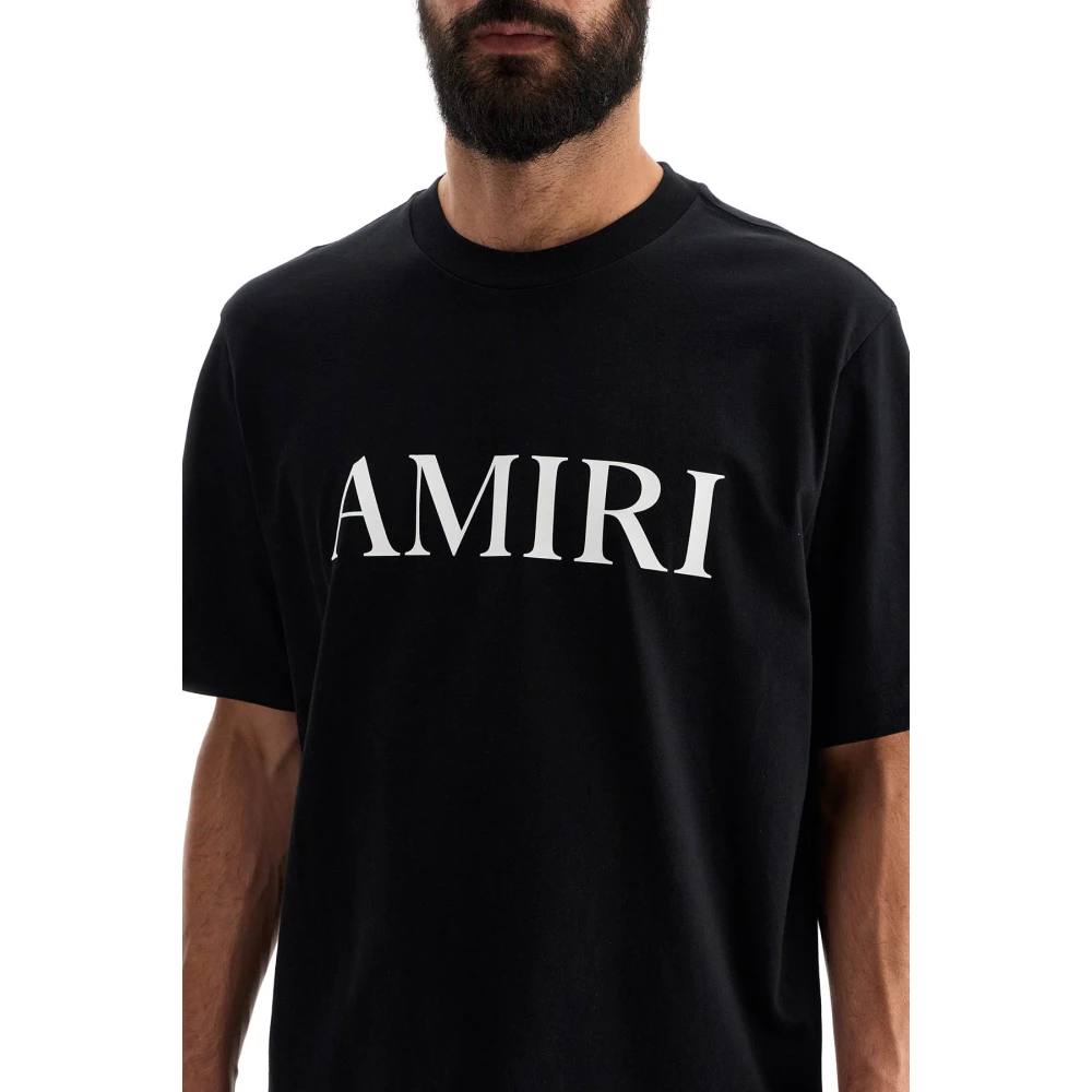 Amiri Kern Logo T-shirt Black Heren