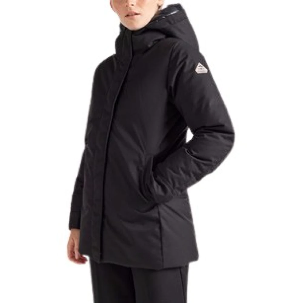Pyrenex Zwarte Charlotte Warme Parka Black Dames