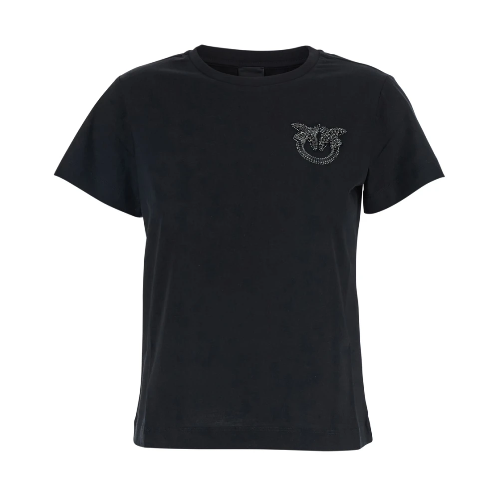 Pinko Women's Black T-Shirts, S, T-Shirt Jersey Polos