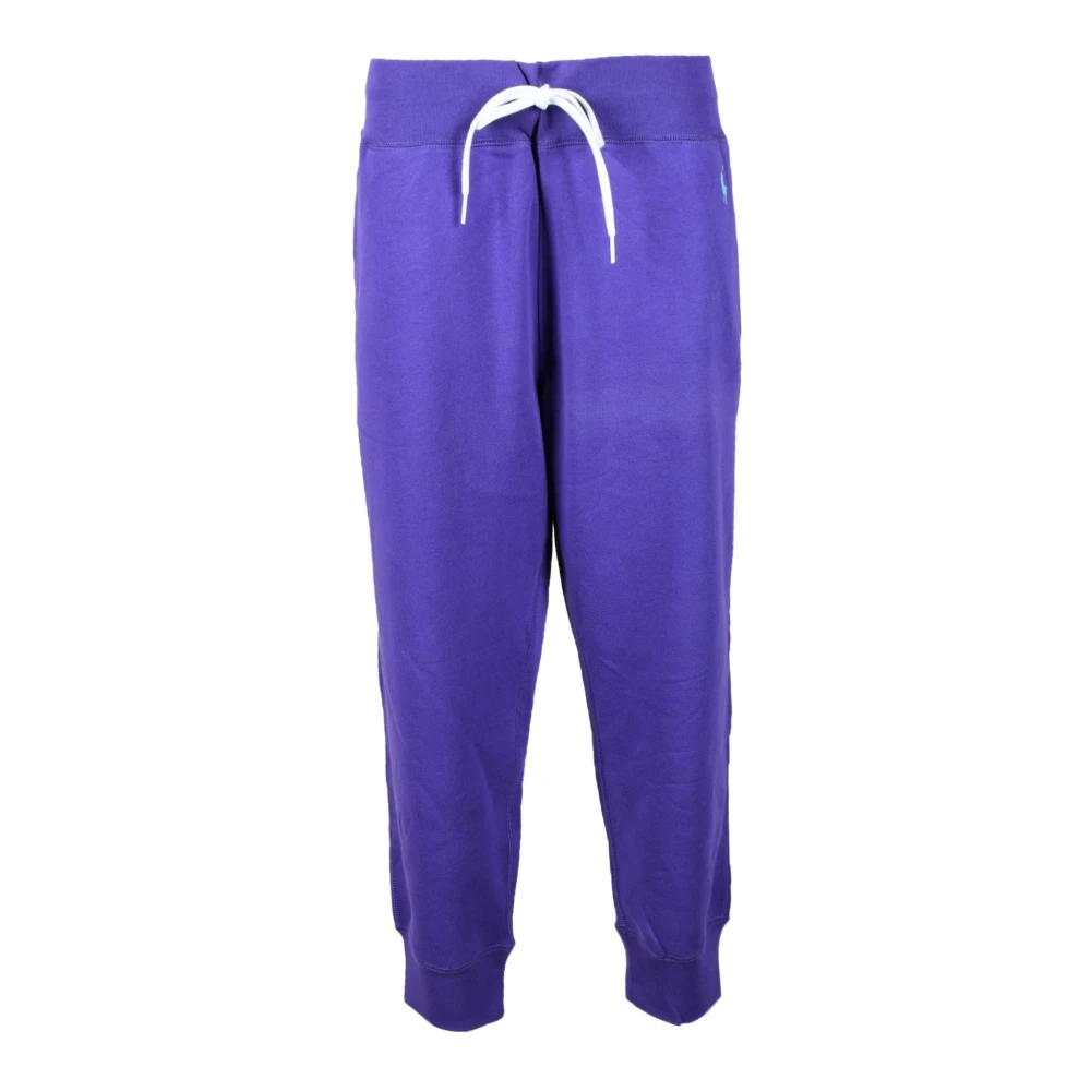 Polo Ralph Lauren Katoenmix Stijlvolle Broek Purple Dames