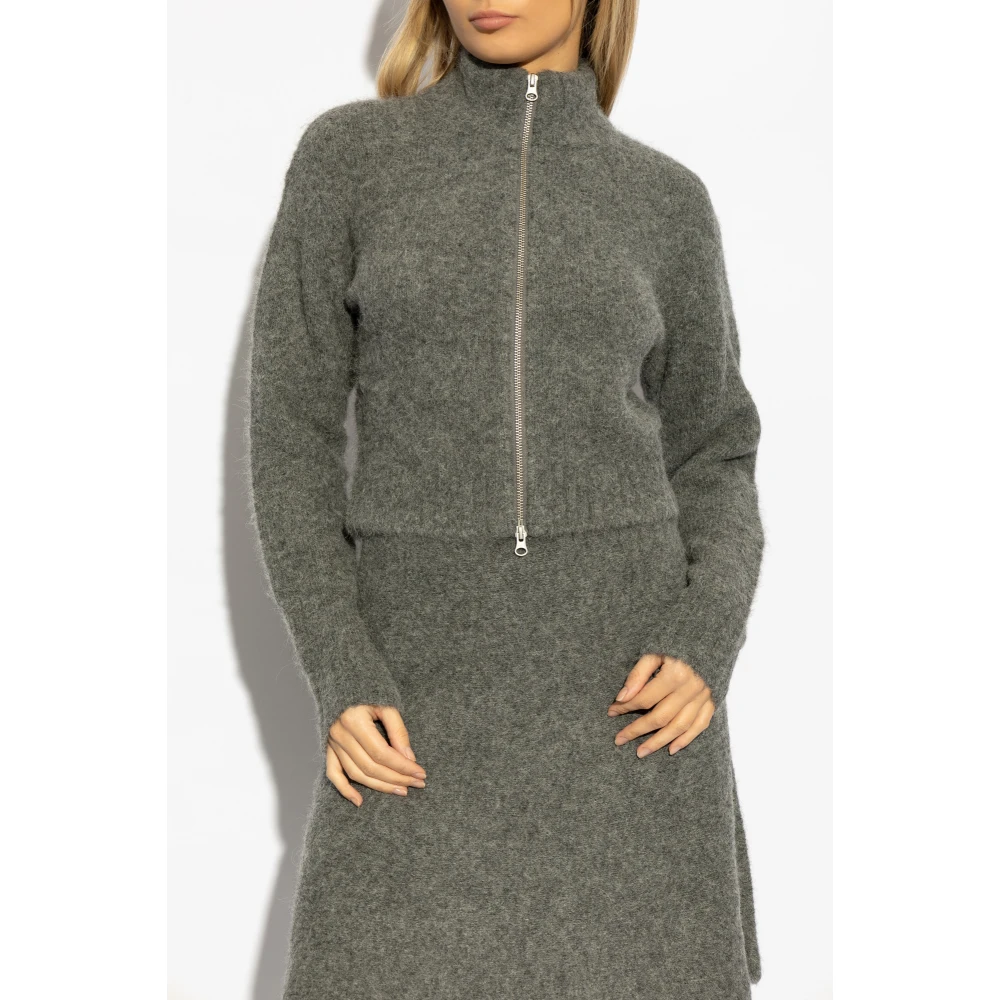 Samsøe Sajeanne Cardigan Gray Dames