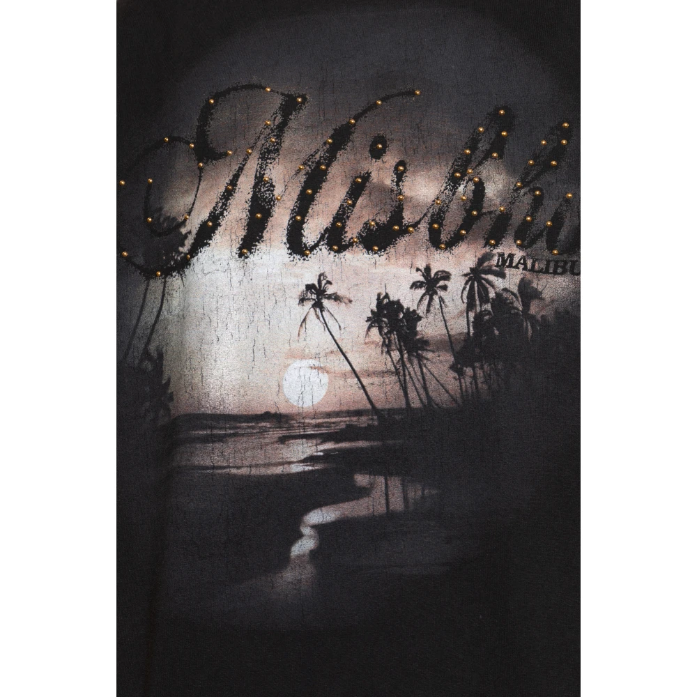 Misbhv T-shirt met logo Black Heren