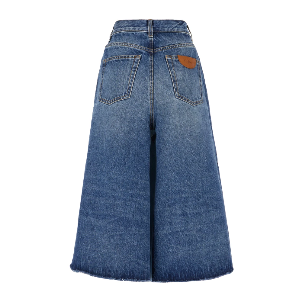Chloé Klassieke Denim Jeans voor Dagelijks Gebruik Blue Dames