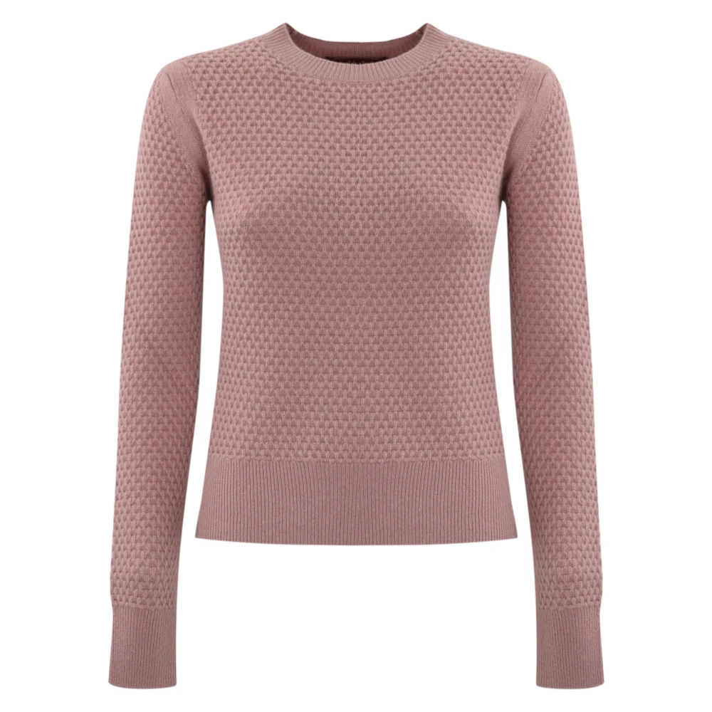 Cashmere Genser Rosa Lang Erme