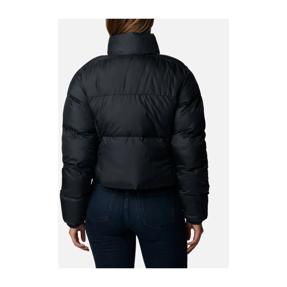 Columbia Moderne Cropped Pufferjas Zwart Black Dames