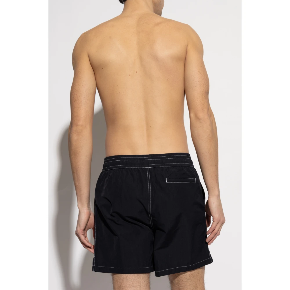 Ami Paris Zwembroek Black Heren