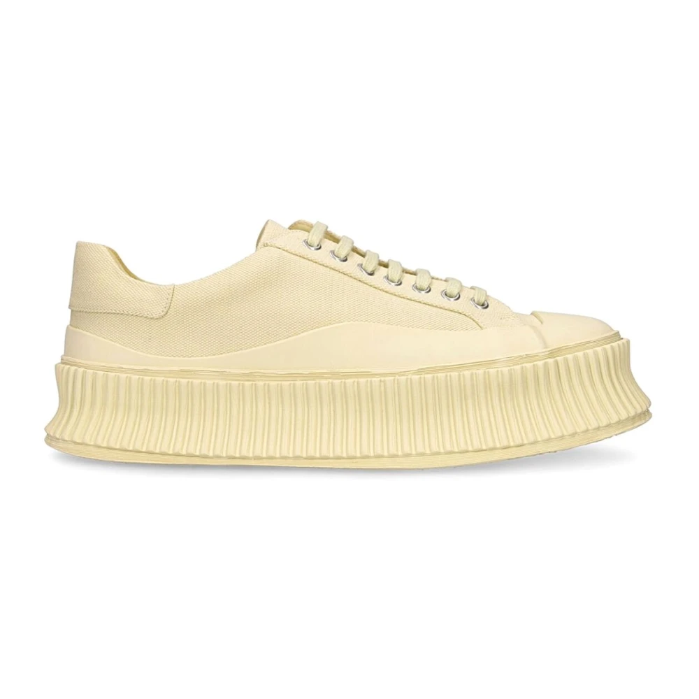 Jil Sander Women's Yellow Sneakers, 6 Uk, Trainers