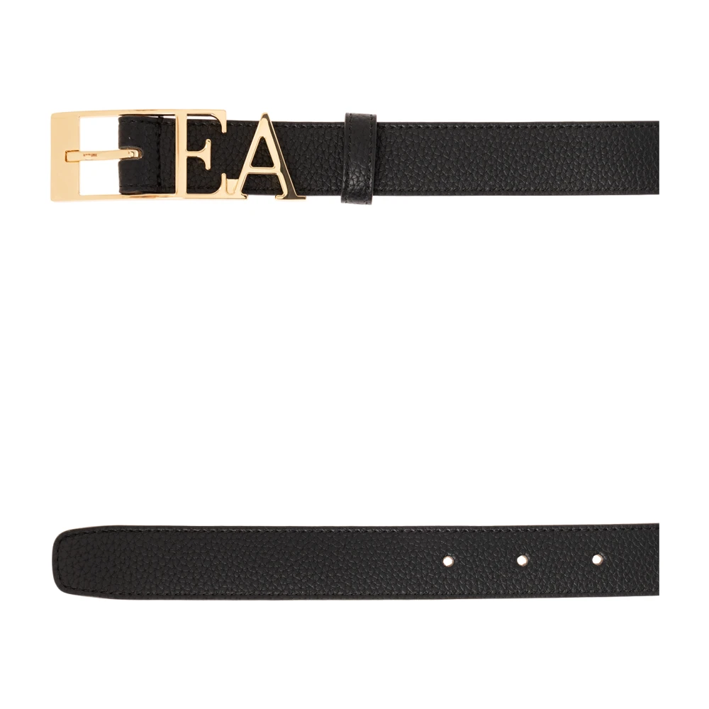 Emporio Armani Riem met logo Black Dames