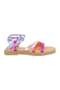 sandales-plates-multicolores