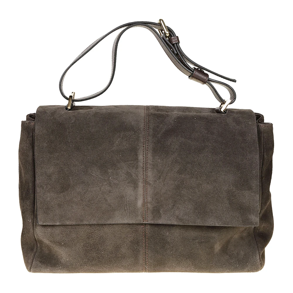 Avenue 67 Elettra Medium Tas met Klep Sluiting Brown Dames