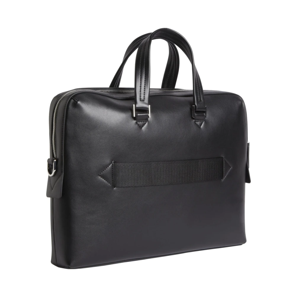 Calvin Klein Zwarte Laptoptas voor Mannen Black Heren