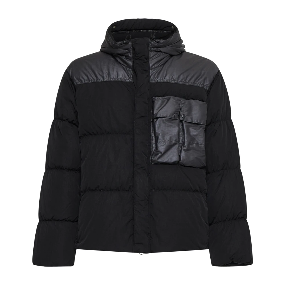 C.P. Company Zwarte Jassen voor Mannen Black Heren